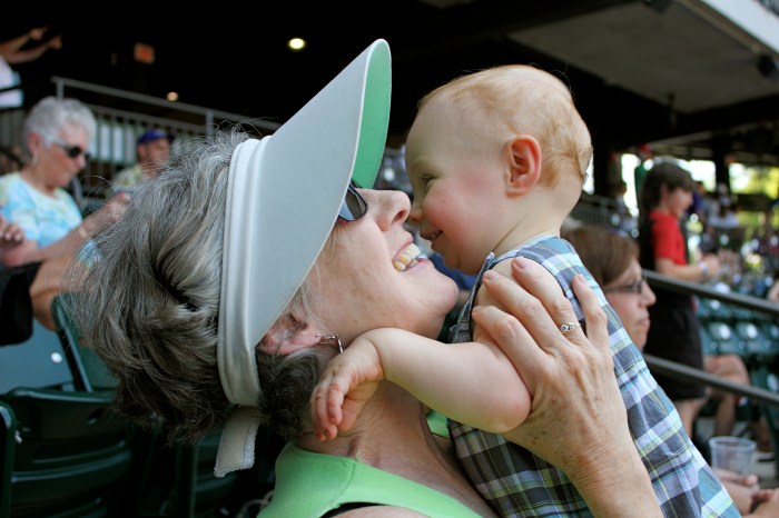 Virginia and her first grandson