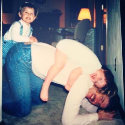 Navy navigator by day, piggy back giver by night