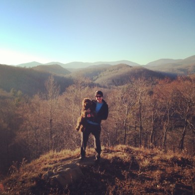 Exploring the mountains with my girl