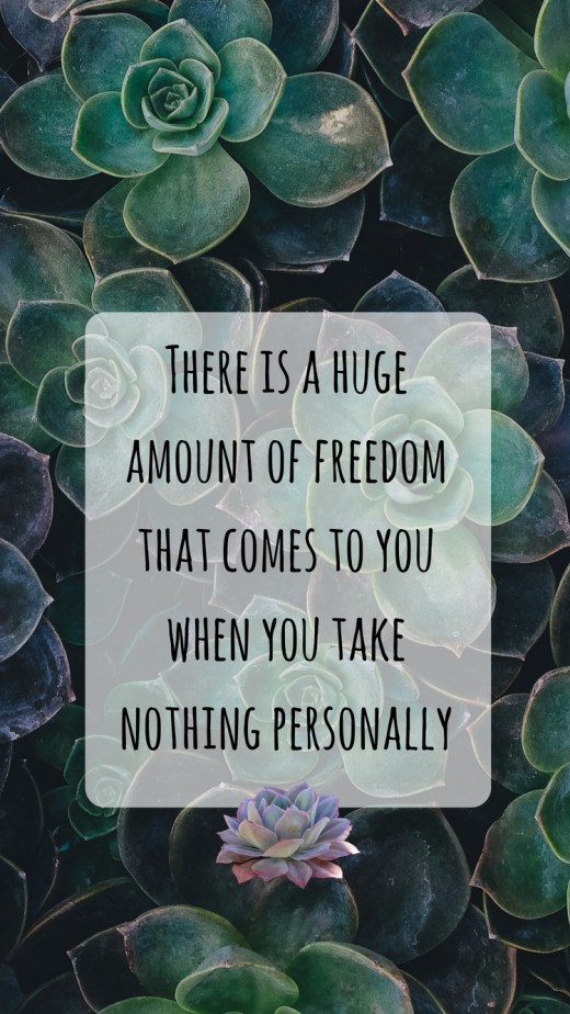 Freedom that comes to you (3)